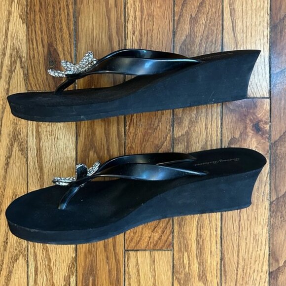 Tommy Bahama Crystal Starfish Wedge Flip-flop, size 10 - Picture 5 of 5